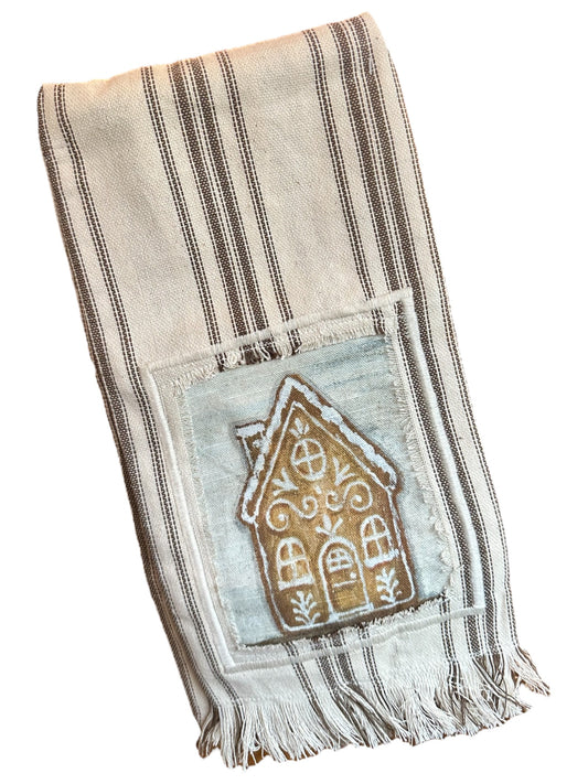 Gingerbread House Kitchen Towel