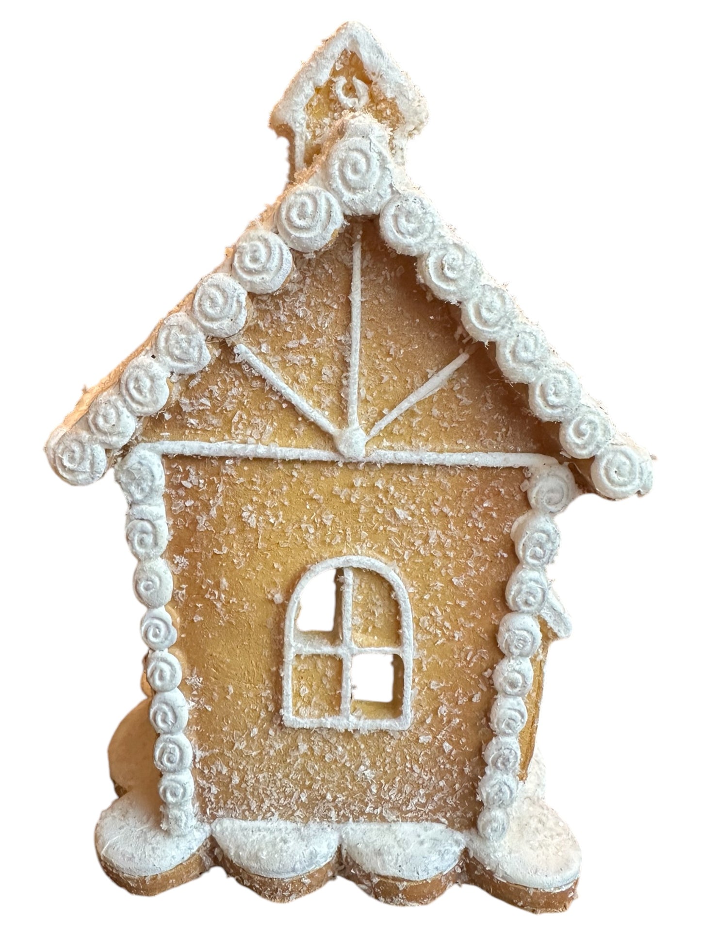 Lighted Iced Gingerbread House