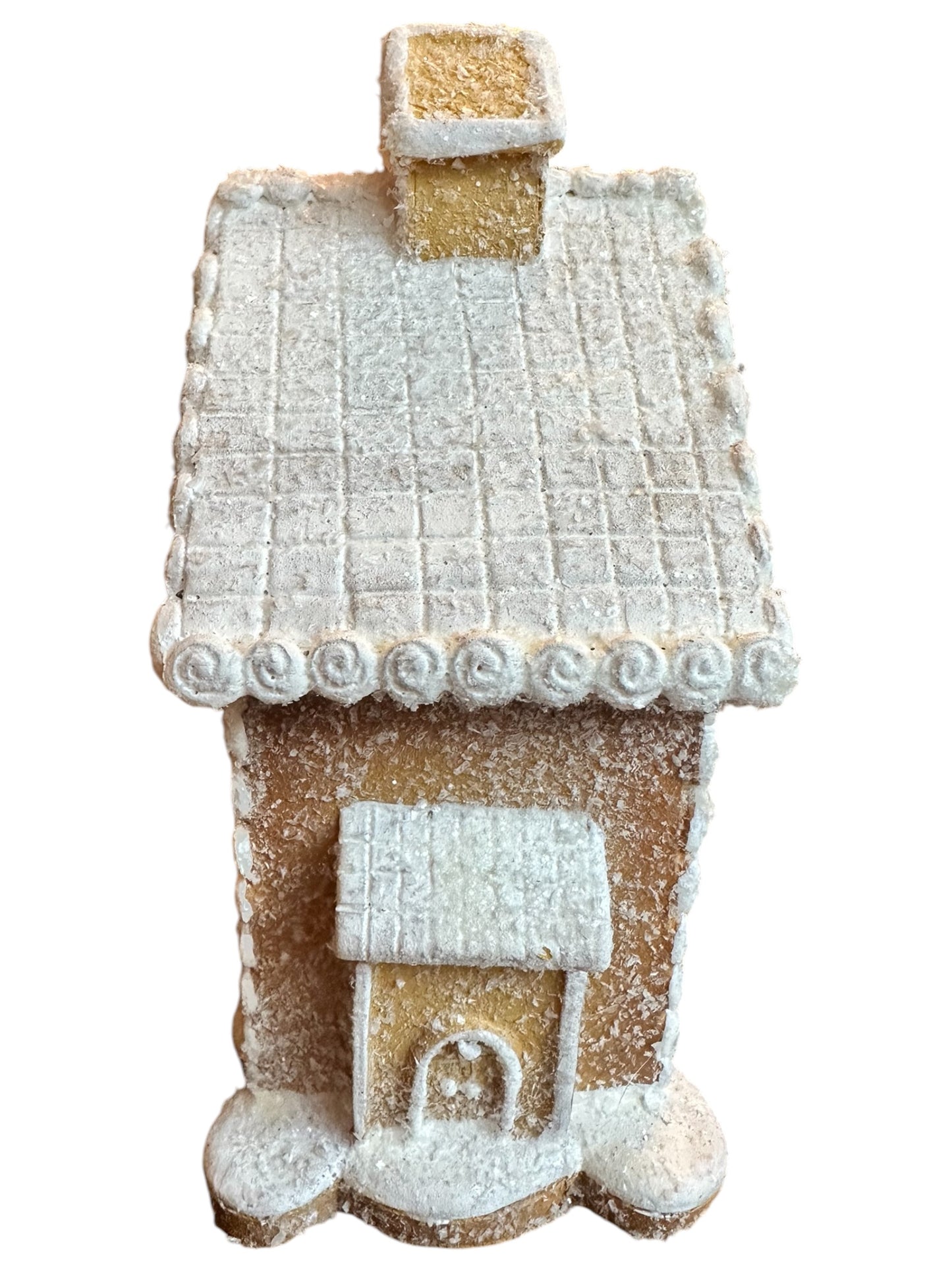 Lighted Iced Gingerbread House