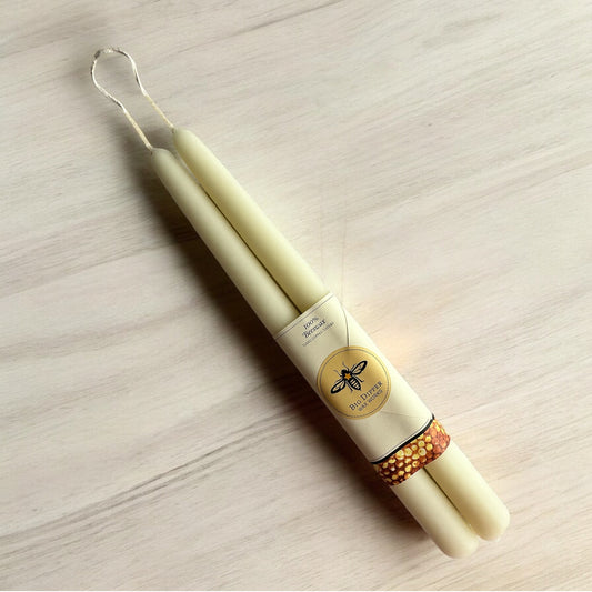 100% Pure Beeswax Tapers