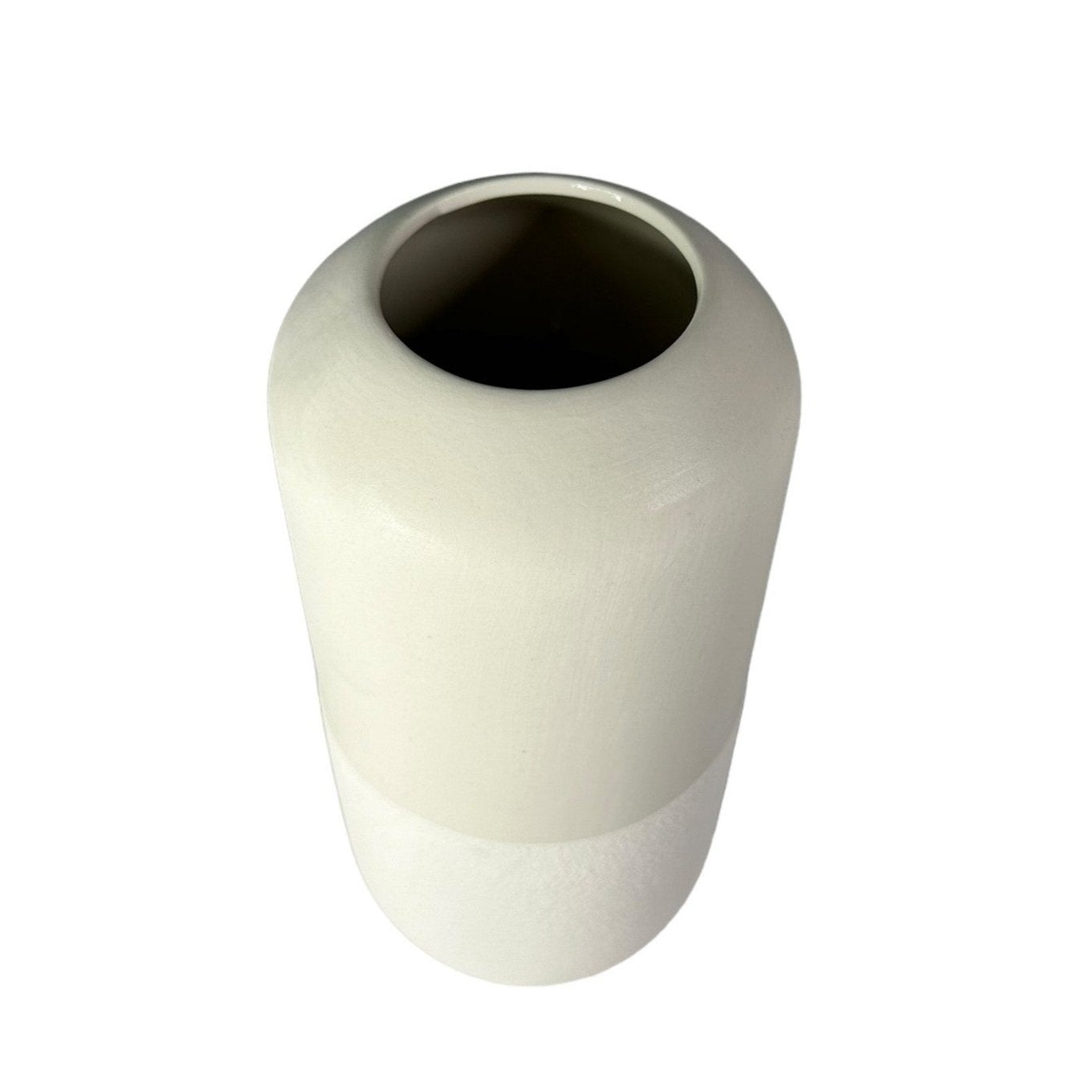 White Matte Ceramic Vase